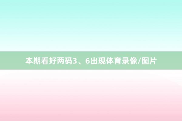 本期看好两码3、6出现体育录像/图片