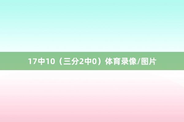 17中10（三分2中0）体育录像/图片